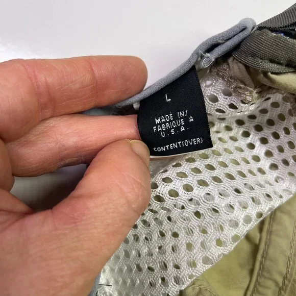 Vintage c. 2000 Patagonia Size L Fishing Cap Hat Mesh 52104 Made in USA - Picture 3 of 12